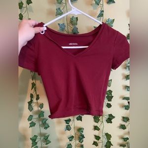 Burgundy Size XS Wild Fable Top From Target